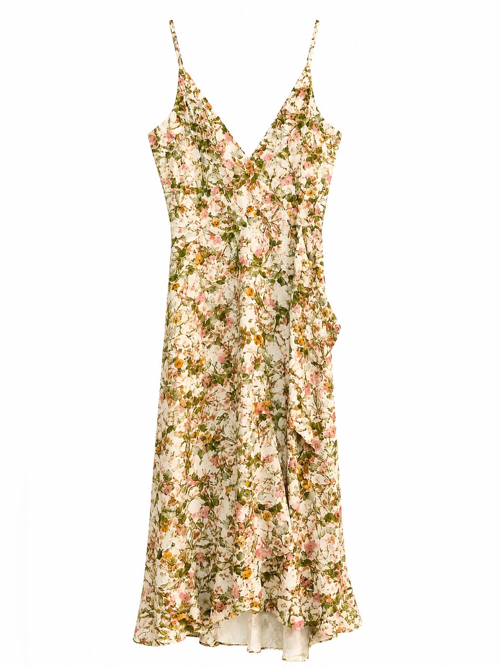 Chelsea 28 Floral Wrap Midi Dress | Romantic Cottagecore